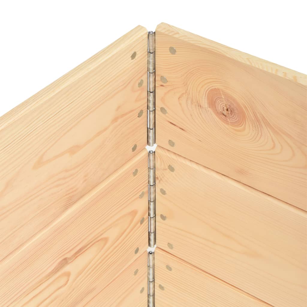 vidaXL Paletové nástavce 3 ks 100 x 100 cm masivní borové dřevo