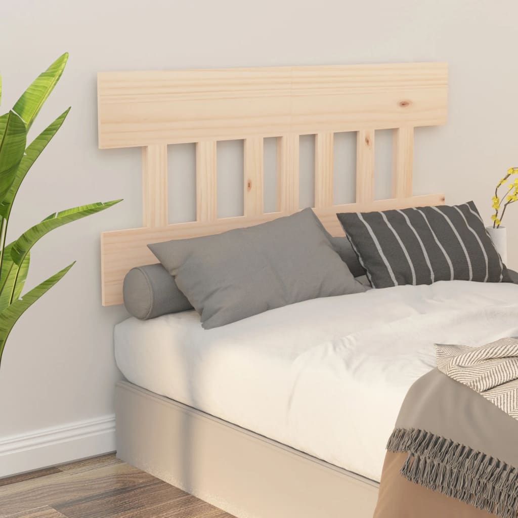 vidaXL Čelo postele 123,5 x 3 x 81 cm masivní borovice