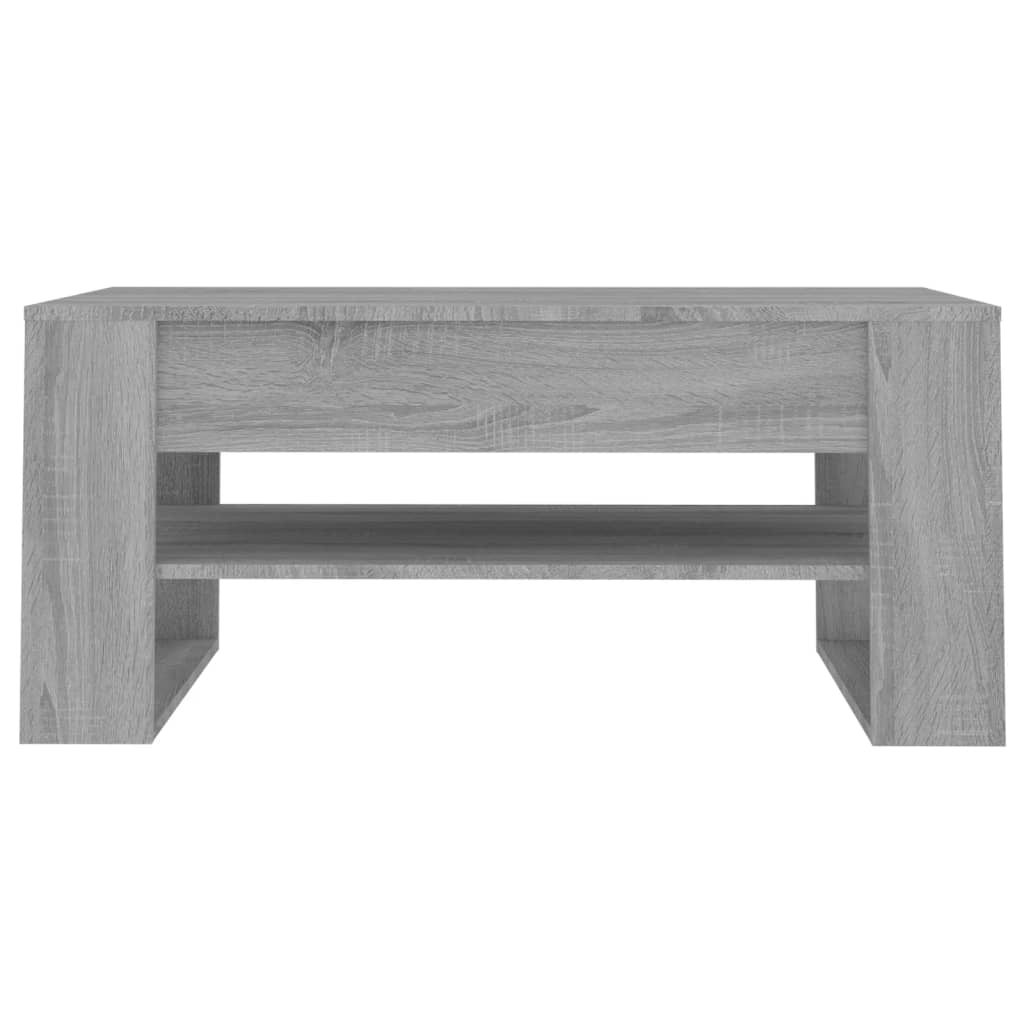vidaXL Konferenční stolek šedý sonoma 102x55x45 cm kompozitní dřevo