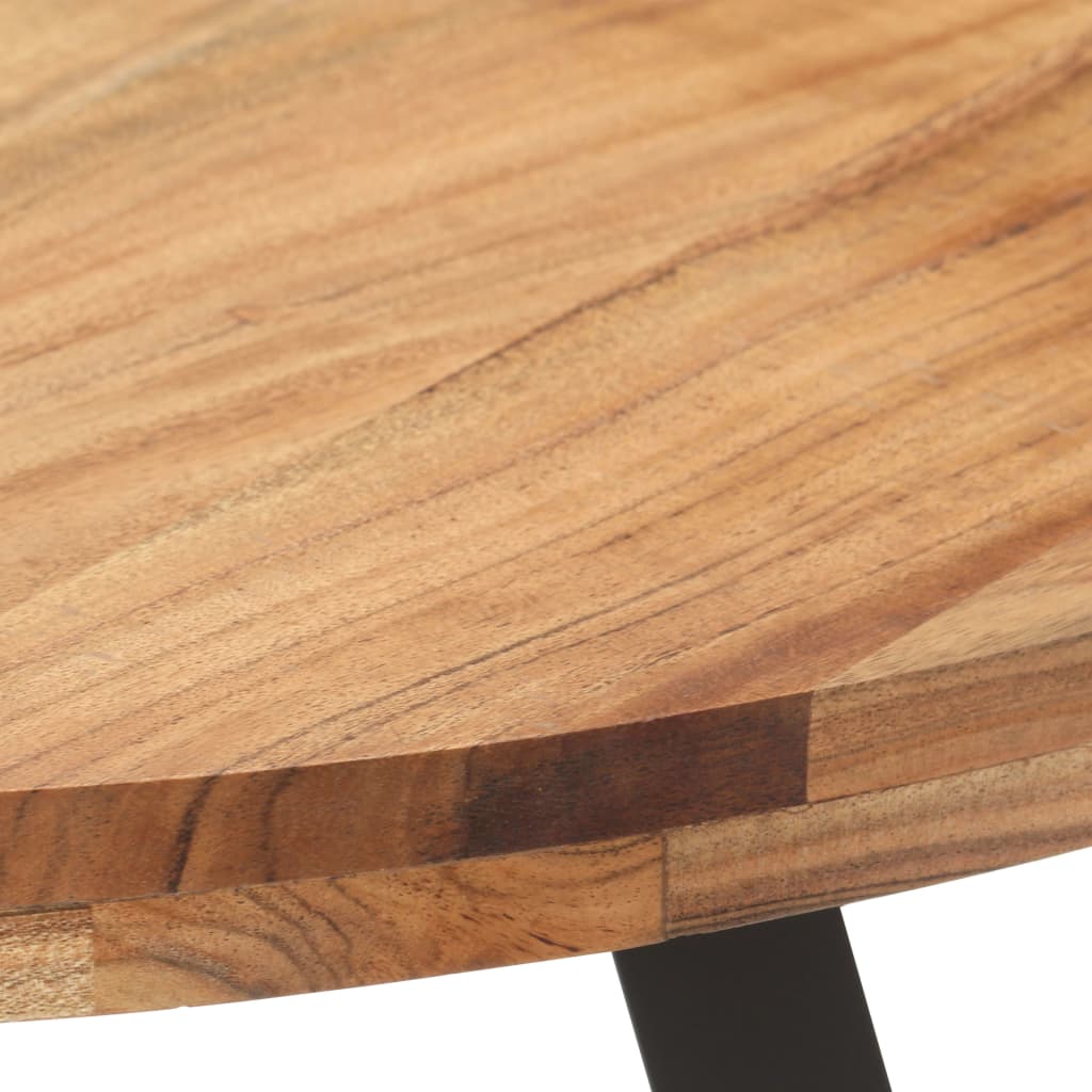 vidaXL Jídelní stůl 80 cm masivní akáciové dřevo