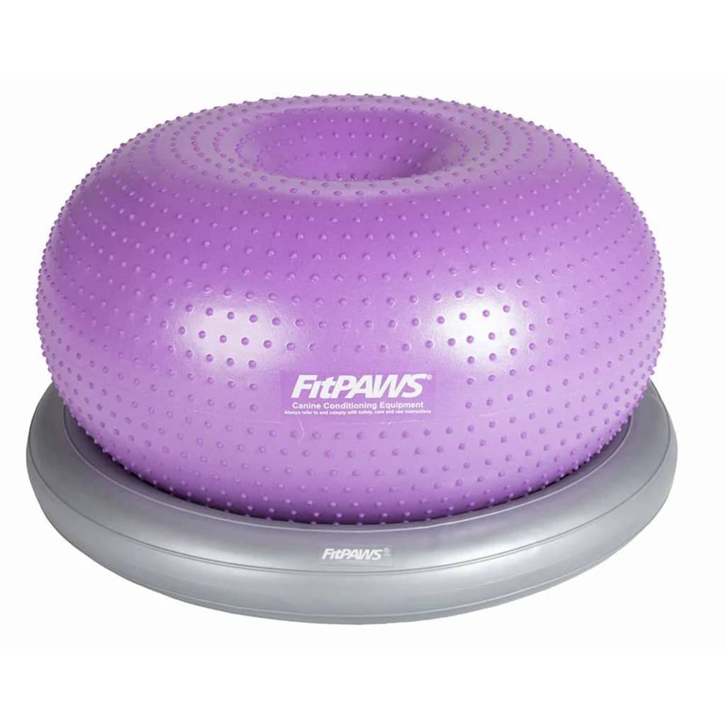FitPAWS Balanční míč pro domácí mazlíčky TRAX Donut 55 cm fialový