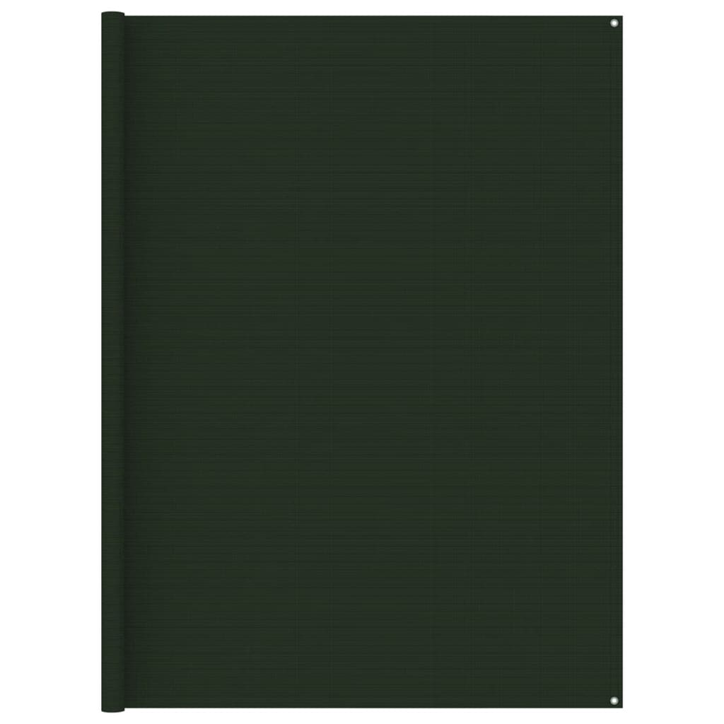 vidaXL Koberec ke stanu 250 x 250 cm tmavě zelený