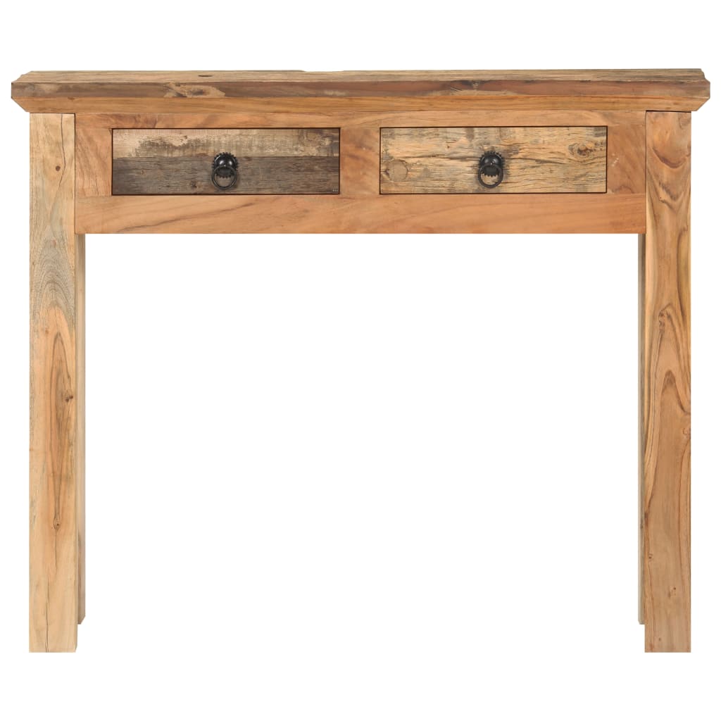 vidaXL Konzolový stolek 90,5x30x75 cm masivní akácie recyklované dřevo