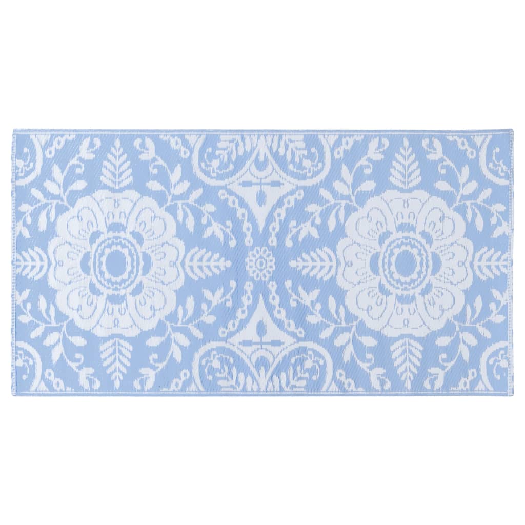 vidaXL Venkovní koberec bledě modrý 120 x 180 cm PP